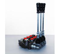 AMI 4 DISTRIBUTORE OLEODINAMICO 3/8 A 3 LEVE DOPPIO EFFETTO 35 LITRI