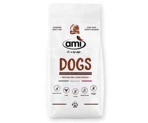 Amì alimento vegetale Dog Medium/Large Breeds 12 kg - Croccantini per cani - 1° ORDINE? scegli lo sconto BZR5 / BZR20 + 200 punti fedeltà