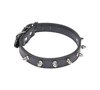 AMI CONFORT - Collare per Cane con Motivo a Borchie, in Similpelle, 45 x 2 cm