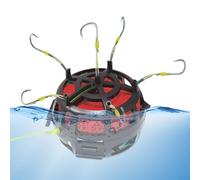 Ami da | Impianto a fondo rovesciato | Rig professionale a 6 ami rotanti a 360 gradi per marito, tilapia, avventure, pesce gatto, viaggi, campeggio, , papà, uomini