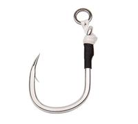 Ami da jigging for acque profonde, 10 pezzi 5X ami singoli in acciaio ad alto tenore di carbonio rinforzati for la pesca in barca, robusti a onde(1/0#)