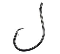 Ami da pesca 20 pz/lotto forti ami da pesca giapponesi fisihhooks cerchio fisihhooks testa storta amo spinato pesca per pesci grandi accessori per la pesca in mare 5-0 gancio circolare (colore: gancio