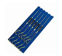 ami da pesca, 5 pezzi di carpa argentata e testa grossa, speciale sottolinea, gancio a molla, forcella resistente, set ami fluorescenti, attrezzi da pesca(No 12)