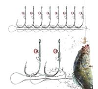 Ami da pesca a gamberetti, 10 pezzi, attrezzatura da pesca 2 in 1 | Esca viva per pescatori, pescatori, uomini, papà, mariti e per acqua salata, mare, laghi, fiumi, ruscelli e