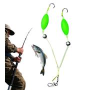 Ami da pesca a più strati, diverse dimensioni, automatico | Set con doppio gancio Reverse adatto per la pesca di trote e siluro sia in sale