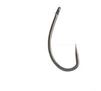 Ami da pesca alla carpa senza ardiglione in acciaio al carbonio, design curvo a gambo lungo per pesca grossolana e partita, 50 pezzi per scatola, disponibili nelle taglie da 2# a 10# (6#)
