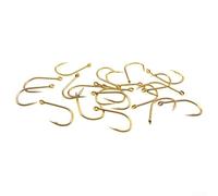 Ami da pesca in acciaio al carbonio con scatola, progettati con punte appiattite e anelli simmetrici lisci per mantenere la lenza sicura e la resistenza dell'amo