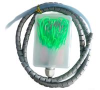 Ami da pesca offset per acqua salata, si illuminano al buio, confezione da 50 pezzi, scatola con 1,2 metri di filo in nylon pre-legato (2/0#-50pcs)