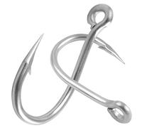 Ami da pesca per esche vive, 35 e 50 pezzi in acciaio inox ami da pesca in linea tonno surf ganci circolari forti affilati ami da pesca in acqua salata 1/0-10/0