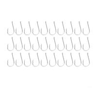 Ami da pesca per pesca d'acqua dolce e salata, con punte affilate chimicamente, resistenti alla ruggine, con rivestimento in stagno resistente alla ruggine, per pesca di mare, luccio, spigola, trota