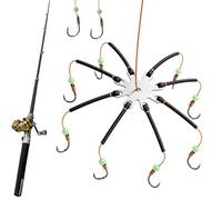 Ami Da Pesca Per Pesce Gatto - 10 Pezzi Luminescenti Ad Alta Resistenza - Ami Octopus Da Pesca - Per Acqua Salata Acqua Pesce Gatto Branzino Tonno Lucioperca Trota Dentice Fiume Lago Outdoor