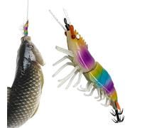 Ami da turlotta,Esche artificiali a forma di gamberetto,Esche luminose marittime | per uso esterno di pesca stagno lago berge acqua poco profonda e uomini papà mariti