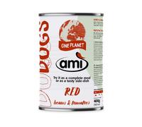 Amì Dog Cibo Umido vegetale 400 gr - Red fagioli rossi e pomodori - Cibo Umido per Cani - 1° ORDINE? scegli lo sconto BZR5 / BZR20 + 200 punti fedeltà
