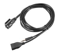 AMI MDI Musica a cavo audio AUX da 3,5 mm con porta di ricarica USB per VW Audi A4 A6 A8 S4 S6 Q5 Q7