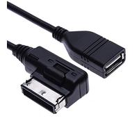 AMI MDI USB Adattatore audio adattatore audio MP3 compatibile con Audi A3, A4, S4, A5, S5, S6, A8, S8, A8-L, Q3, Q5, Q7, TT, R8, VW Jetta, Golf Mk6, Passat, Touareg, Wagon, Skoda, Seat (1.5m)
