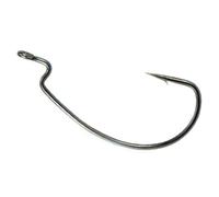 Ami Offset per Black Bass, Spigola e Luccio - In Acciaio Black Nickel - Per Esche Siliconiche, Texas Rig, Finesse - Uso Mare e Acqua Dolce - Per Spinning e Baitcasting - 5 Pezzi (SIZE EU #1)