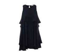 Ami Paris - Abito corto con volant e scollo rotondo - - Dresses - Donna - Nero - S