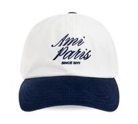Ami Paris, ,Accessories ,unisex ,Bianco ,ONE SIZE Bicolor Cotton Cap