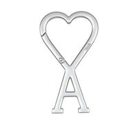Ami Paris, ,Accessories ,unisex ,Grigio ,ONE SIZE Ami De Coeur Hook Keychain