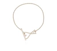 Ami Paris, ,Accessories ,unisex ,Grigio ,S Bracciale con logo