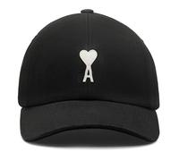 Ami Paris, ,Accessories ,unisex ,Nero ,ONE SIZE Ami de Coeur Felt Cap