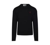 Ami Paris - ADC Round Neck Sweater Merino - - Knitwear - Uomo - Nero - L