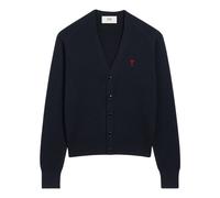 Ami Paris - Ami de Coeur Scollo a V - - Knitwear - Uomo - Blu - XL