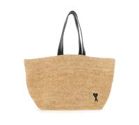 Ami Paris, ,Bags ,Donna ,Beige ,ONE SIZE De Coeur Tote Bag