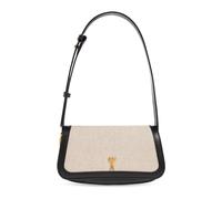 Ami Paris, ,Bags ,unisex ,Beige ,ONE SIZE Paris Paris Shoulder Bag