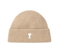 Ami Paris - Berretto De Coeur - - Accessories - Uomo - Beige - ONE SIZE