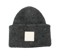 Ami Paris - Berretto con patch - - Accessories - unisex - Grigio - ONE SIZE