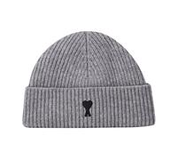 Ami Paris - Berretto De Coeur - - Accessories - Uomo - Grigio - ONE SIZE