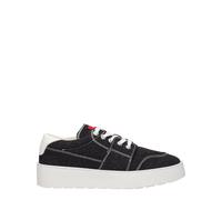 Ami Paris Black Fabric Low Top Sneakers - EU40/US7