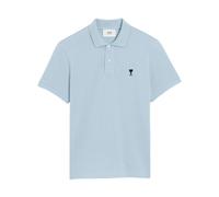 Ami Paris - Blu Chiaro T-shirt in Seta & Nylon - - Tops - Uomo - Blu - S
