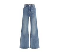 Ami Paris Blue Cotton Flared Jeans - 26