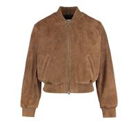 Ami Paris - Bomber in Pelle Scamosciata - - Jackets - Uomo - Marrone - M