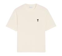 Ami Paris - Boxy Fit Short Sleeve ADC T-Shirt - - Tops - unisex - Beige - M