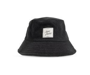 Ami Paris - Bucket Hat con Patch Logo - - Accessories - unisex - Nero - 58 CM