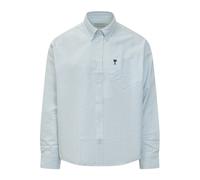 Ami Paris - Camicia Boxy Fit - - Shirts - Uomo - Blu - 3XS
