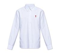 Ami Paris - Camicia con Logo - - Shirts - Uomo - Blu - M