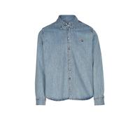 AMI Paris CONTRASTED AMI DE COEUR SHIRT men Longsleeves blue in taglia:S