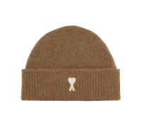 Ami Paris - Cappelli Marroni con Monogramma De Coeur - - Accessories - unisex - Marrone - ONE SIZE