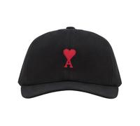 Ami Paris - Cappellino con Cuore Ricamato - - Accessories - Uomo - Nero - ONE SIZE