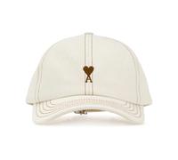 Ami Paris - Cappellino in cotone con Ami de Coeur - - Accessories - unisex - Bianco - ONE SIZE