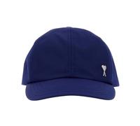 Ami Paris - Cappellino da baseball in tessuto tecnico - - Accessories - Donna - Blu - ONE SIZE