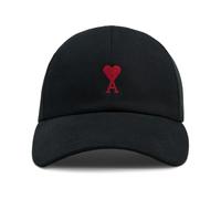 Ami Paris - Cappellino De Coeur - - Accessories - Uomo - Nero - ONE SIZE