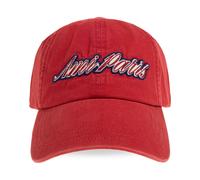 Ami Paris - Cappellino in cotone con iscrizione ricamata - - Accessories - unisex - Rosso - ONE SIZE