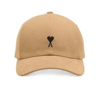 Ami Paris - Cappellino in Cotone De Coeur - - Accessories - Uomo - Beige - ONE SIZE