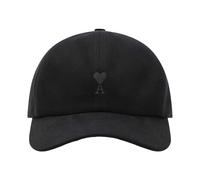 Ami Paris - Cappellino in Cotone De Coeur - - Accessories - Uomo - Nero - ONE SIZE