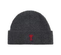 Ami Paris - Cappello con toppa del logo - - Accessories - unisex - Grigio - ONE SIZE